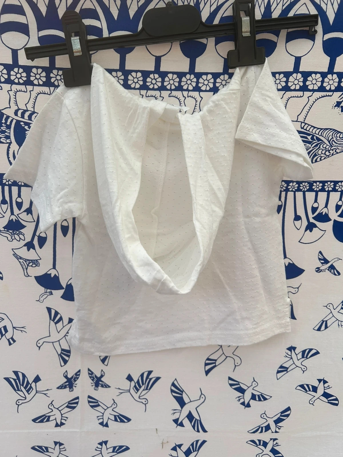 Camiseta 12 meses/1 año blanca para niña Tendance en muy buen estado de algodón – photo 3